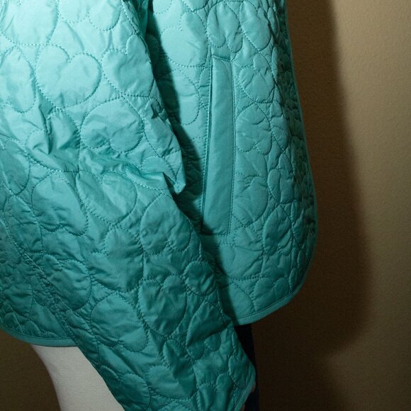 NWT J. Crew Lightweight Quilted Heart Jacket in Adventurine size S - Picture 11 of 15